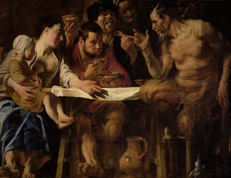 Satyr und Bauer, 1620